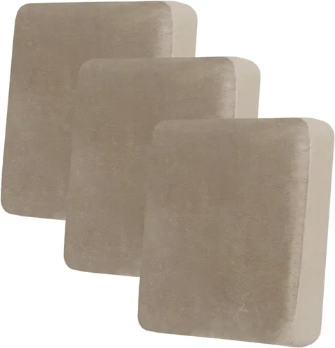 Vista 36 de hyha Fundas de cojín de terciopelo para sofá, fundas de asiento suaves para sofá modular de 3 cojines, lavables, funda mágica para sofá con parte