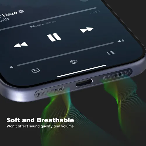 Vista 7 de 10 piezas de cubierta de altavoz de malla antipolvo para iPhone 17 Pro Max / 17/17 Pro/Air / 16 / 16E / 16 Plus, Apple iPhone 16 Pro /16 Pro Max