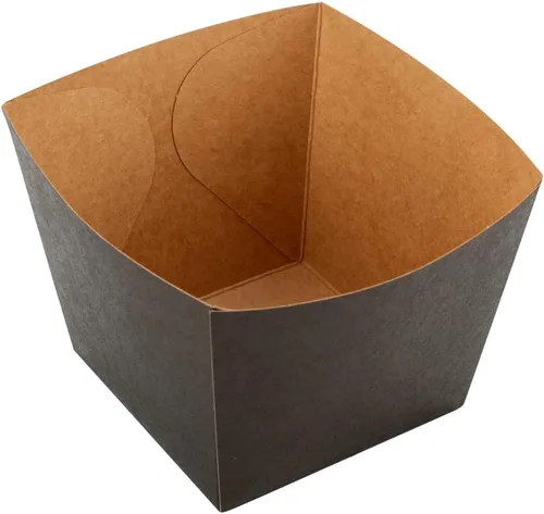 Vista 11 de Restaurantware Caja cuadrada de papel negro, 4.3 x 3.2 pulgadas, paquete de 200