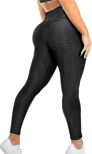 Vista 96 de SEASUM - Pantalones de yoga de cintura alta para mujer, con control de abdomen y realce de glúteos, leggings favorecedores para entrenar y correr