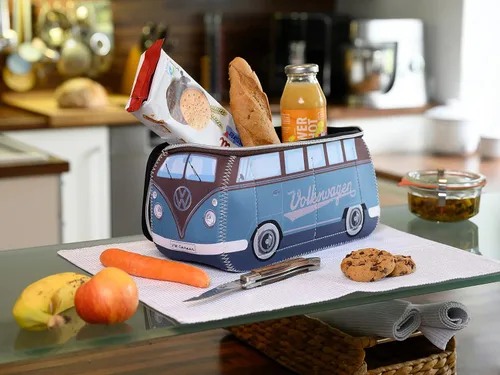 Vista 5 de BRISA VW Collection - Volkswagen - Bolsa universal de neopreno para maquillaje, cosméticos, artículos de tocador para farmacia de viaje, en diseño