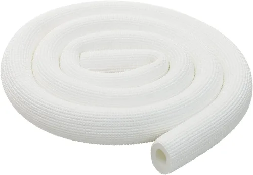 Vista 11 de Tubo de aislamiento para tuberías, BESUNTEK de 6 pies de longitud con preservación del calor, tubo de espuma aislado con agarre de soporte