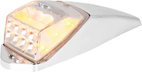 Vista 7 de GG Grand General 77564 Spyder Amber/Amber 17 LED Cab Light con carcasa de plástico cromado para modelos Grakon 5000