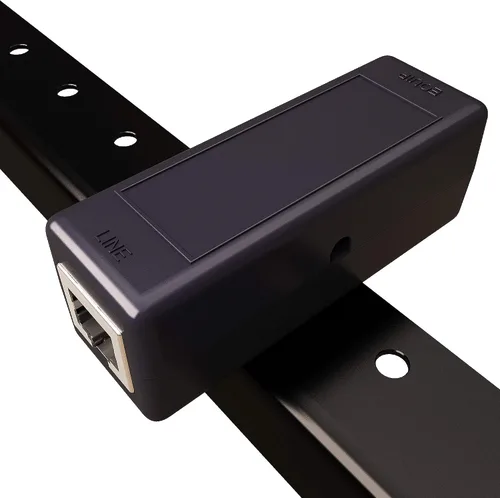 Vista 5 de Protector contra sobretensiones Ethernet de montaje en rack de 19" (16 puertos) - Tupavco TP316 Compatibilidad con PoE+ y Gigabit (1000 Mbps)