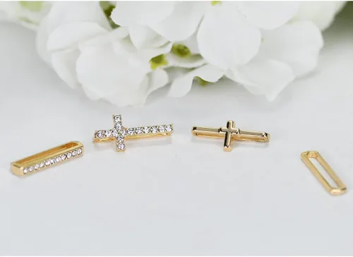 Vista 6 de Abrazaderas de Correa de Reloj - Anillos Decorativos Compatibles con Correas de Cuero de Silicona para Apple Watch - Accesorios de Correa Deslizante
