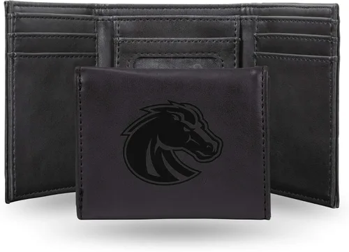 Vista 27 de NCAA Rico Industries - Billetera triple grabada con láser, con grabado láser, accesorio para hombre