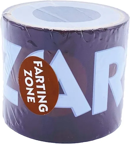 Vista 2 de Island Dogs Farting Zone - Rollo de cinta de precaución para fiestas, 3" x 50