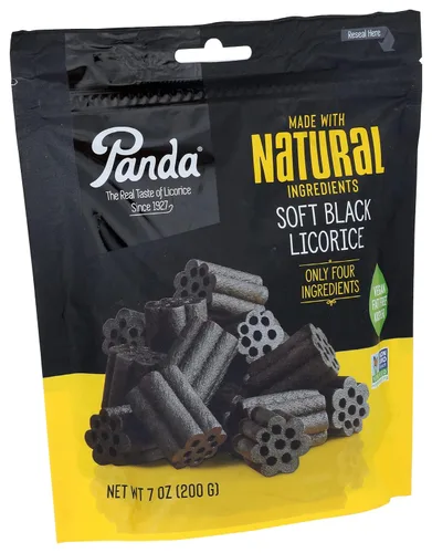 Vista 6 de Regaliz naturall suave Panda, 7 onzas