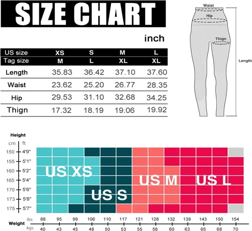 Vista 4 de Sunrade Pantalones de yoga impresos, cintura alta, control de barriga de entrenamiento, pantalones capris sobre el talón polainas para mujeres