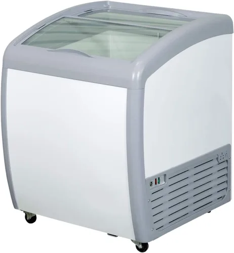 Vista 3 de AFE XS-160YX Congelador de pecho con tapa de vidrio curvado - 26" de ancho