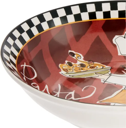Vista 6 de Certified International Corp Certified International Chefs on the Go - Juego de pasta, multicolor, 5 piezas