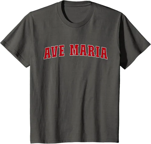 Vista 39 de Ave Maria FL Florida - Camiseta, Negro