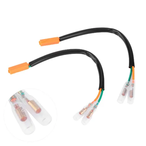Vista 5 de Acouto Para Adaptadores de cableado de giro XF220102 Motocicleta Turn Plug Convertidor Piezas de Reemplazo para Z125 Z250 Z300 Z650 Z900