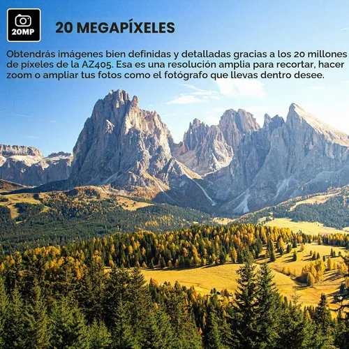 Vista 2 de Kodak PIXPRO AZ405 - Funda para cámara digital, color negro, para apuntar y disparar, tarjeta de memoria SD de 32 GB, baterías recargables