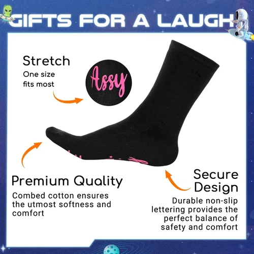 Vista 4 de Regalos de carreras HAPPYPOP para hombres - Regalos de lucha libre, fútbol, pesca, calcetines divertidos para él