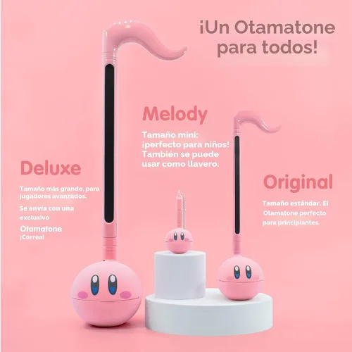 Vista 7 de Otamatone Kirby Rosa Estrella Héroe Instrumento Musical Electrónico Japonés Sintetizador de Música Portátil de Japón por Maywa Denki Studio, Premio