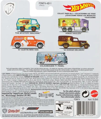 Vista 2 de Hot Wheels Vehículo de autobús de panel tipo 1 VW