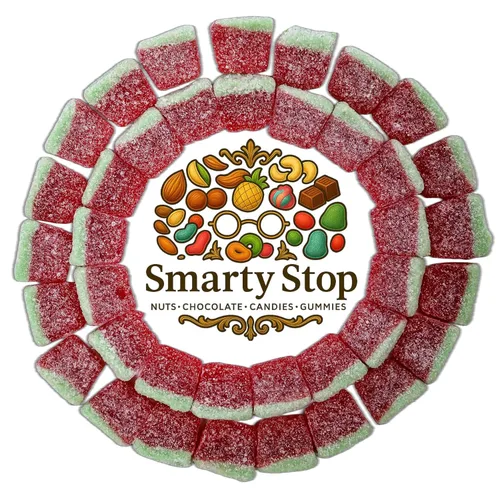 Vista 2 de Smarty Stop Sour Watermelon Wedge Slices Bite Gummy Candy (1 libra (paquete de 1))