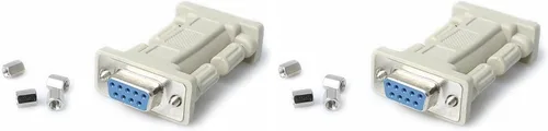 Vista 5 de StarTech DB9 RS232 Adaptador de módem nulo serie, hembra a hembra (NM9FF) DB-9 (F) a DB-9 (F)