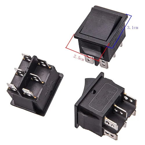 Vista 2 de weelye 2 Unidades Interruptor de Pie Eléctrico para Niños, Interruptor Automático de Reinicio para Juguetes de Montar Eléctricos, Piezas