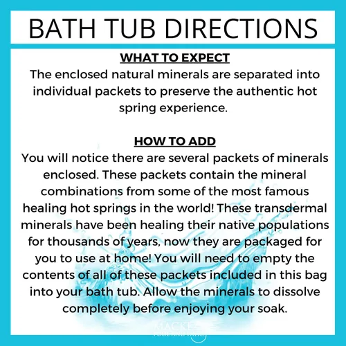 Vista 7 de Sumérgete en aguas termales de todo el mundo con la sal marina muerta de Medicine Springs para remojar y bañarte en minerales de baño. Añade estas