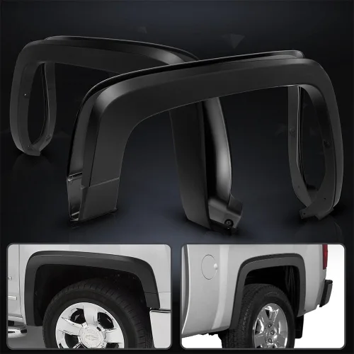 Vista 2 de Guardabarros para guardabarros Chevy Silverado 1500 2500HD 3500HD 2014-2018