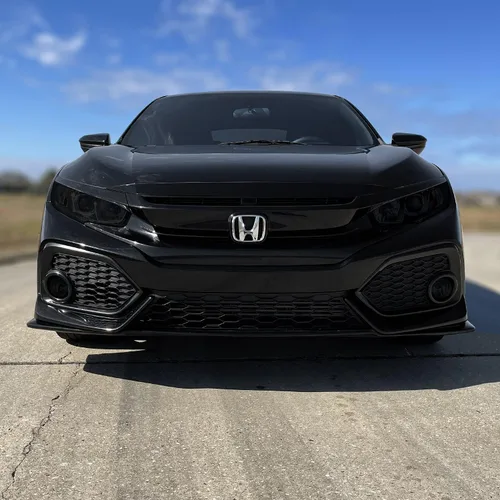 Vista 5 de SlickMod Vinilo precortado tintado en humo para faros delanteros y antiniebla de Honda Civic 2016-2021