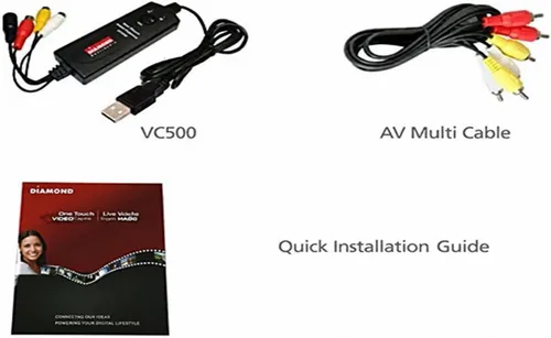 Vista 8 de Diamond Multimedia VC500 VHS a convertidor digital, dispositivo de captura de video USB para VHS, VCR, DVD, Hi8, mini reproductores DV, videocámara