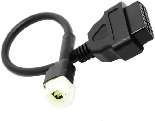 Vista 14 de Adaptador de Cable de Diagnóstico de 16 Pines a 6 Pines OBD2 OBDII para Motocicleta Compatible con Husqvarna