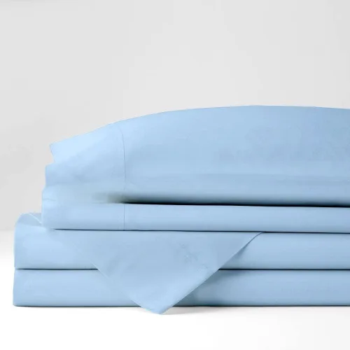 Vista 4 de Juego de ropa de cama dividida de 5 piezas, 800 TC-100% algodón, juego de sábanas divididas de algodón de fibra larga color negro, se adapta a