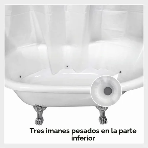Vista 7 de River Dream - Forro de repuesto de plástico (PEVA) para cortina de ducha, 70 pulgadas de ancho x 54 pulgadas de alto 100% Waterproof,Detachable