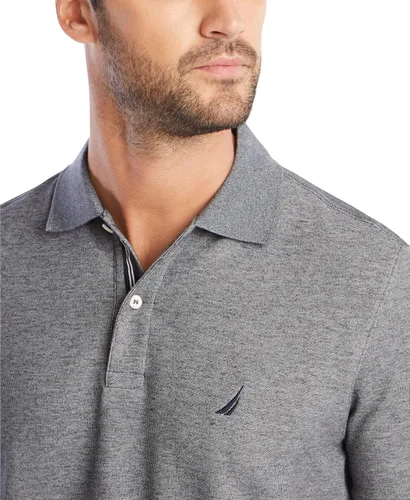Vista 52 de Nautica playera polo clásica de mangas cortas, color sólido, para hombre