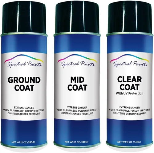 Vista 6 de Spectral Paints Compatibilidad/repuesto para Hyundai SWP White Pearl - Pintura en aerosol molido y medio