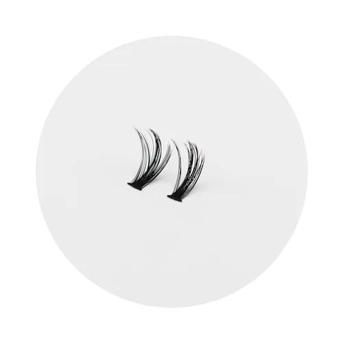 Vista 7 de Bodermincer 10D/20D/30D/40D/50D/60D/80D, 240 racimos de pestañas rizadas C/D 10-12-14-0.630-0.630 in mezcla de pestañas postizas esponjosas de un