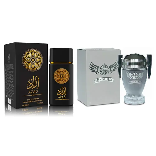 Vista 13 de Set de Perfume para Hombre AZAR, 2 x 100ml Eau de Parfum Fragancia Especiada y Amadeirada con Tabaco, Café y Vainilla Aroma Audaz y Sofisticado