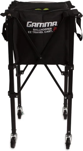 Vista 8 de GAMMA Sports EZ Travel Cart, Tennis & Pickleball Hopper, Padel, Portable Compact Design, Sturdy Lightweight Construction, EZ Bags, 150 or 250