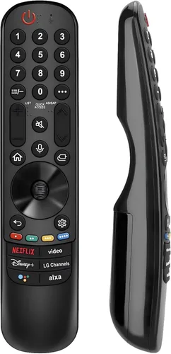 Vista 10 de RIVIERA Magic Remote para LG Smart ThinQ OLED Nanocell WebOS UHD TV con función de voz y puntero compatible con MR22/21/20GA MR18BA MR23/24/25GN