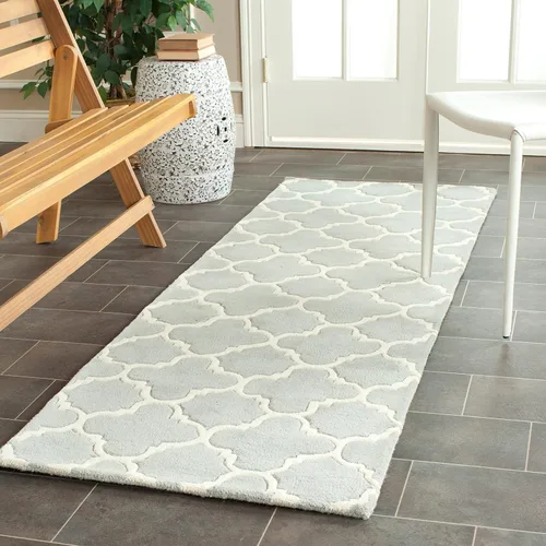 Vista 45 de SAFAVIEH Chatham Collection - Alfombra decorativa de 2 x 3 pies, color negro y marfil, lana cuadriculada enrejada hecha a mano, ideal para zonas