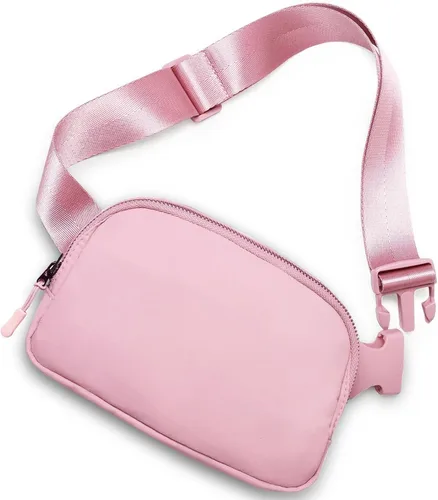 Vista 49 de Riñonera, bolsa para cinturón, correa ajustable ajustable de 40 pulgadas, para mujeres y hombres