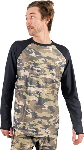 Vista 11 de BLACKSTRAP Camiseta Skyliner Crew Baselayer para hombre Negro