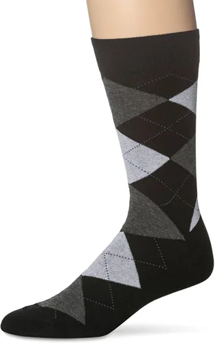 Vista 3 de KM Legend Men's Dress Socks, 5-Pair Classic Men's Formal Socks, Premium Dress Socks For Men for Business Negro