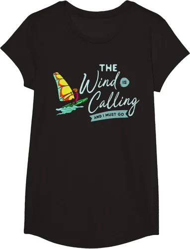 Vista 3 de Windsurfing Board Camiseta Windsurfer, Negro