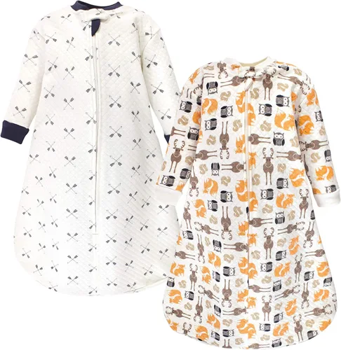 Vista 38 de Hudson Baby Saco de dormir unisex para bebé acolchado premium de manga larga y manta vestible Alce grande