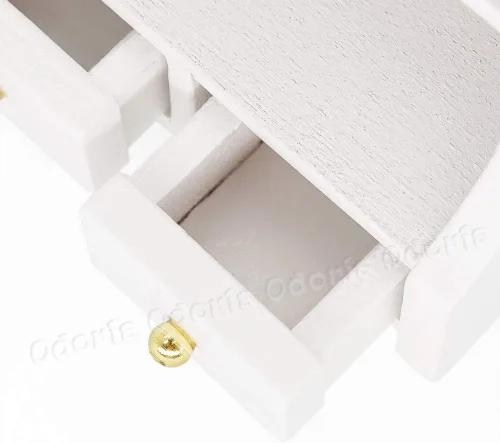 Vista 5 de Odoria 1/12 Mueble de baño en miniatura Accesorios para muebles de casa de muñecas