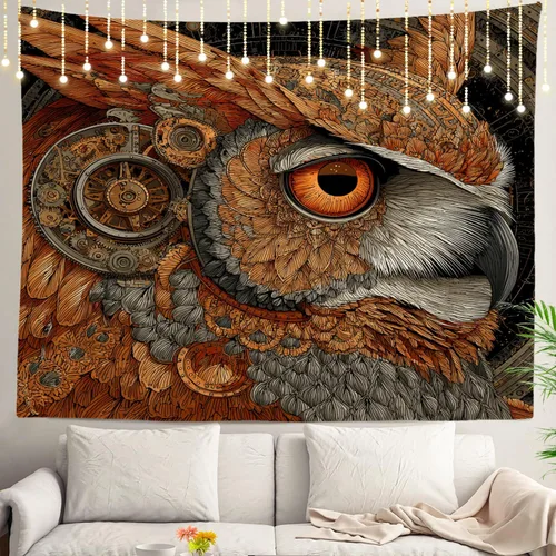 Vista 32 de Shrahala Peaceful Retreat Charming Abode Tapestry, Verdant Landscape Water Wall Hanging Hd Print Polyester Backdrop For Dorm Room Bedroom 30 X 40 In
