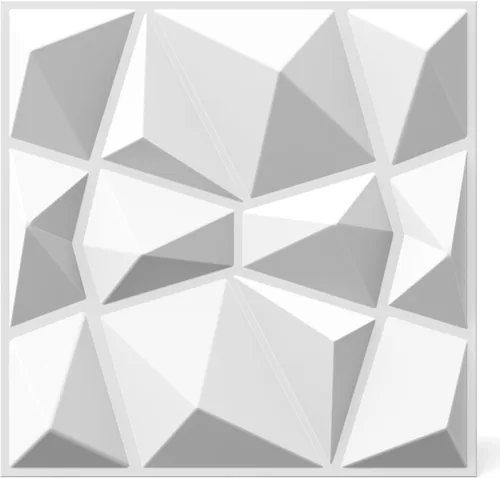 Vista 9 de INMOZATA Paneles de pared 3D para decoración de pared interior, paquete de 33 paneles decorativos de pared de 12 x 12 pulgadas con diamantes, panel
