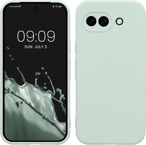 Vista 36 de kwmobile Funda compatible con Google Pixel 9 - Funda protectora delgada de TPU para teléfono - Acabado mate suave - Piedra antigua