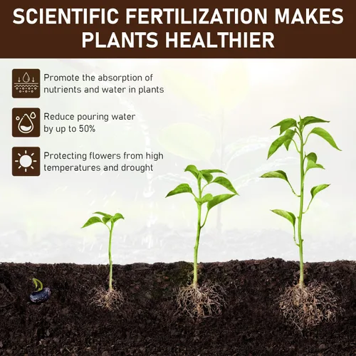 Vista 7 de 2 Piezas de Activadores de Suelo, Activadores de Suelo Orgánicos y Fertilizantes para Plantas, Activador Pro de Suelo, Fórmula Soluble en Agua
