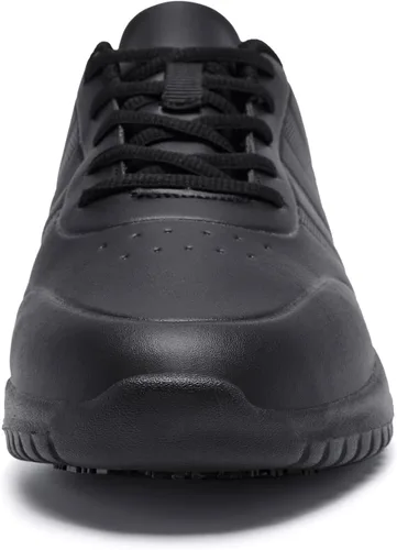 Vista 5 de Zapatos de servicio de alimentos antideslizantes para mujer, zapatos de enfermería, cómodos, ligeros, antideslizantes, zapatos de trabajo