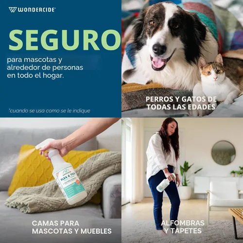 Vista 5 de Wondercide - Pulgas, garrapatas y mosquitos en aerosol para mascotas y Cedarwood